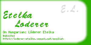 etelka loderer business card